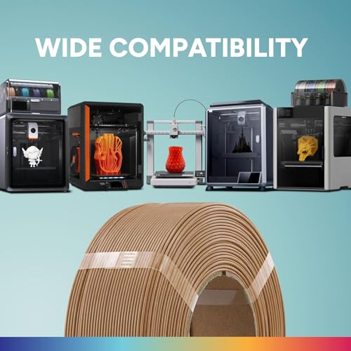 Image of OVERTURE High Speed Refill PLA 1.75mm Filament, 1kg Brown