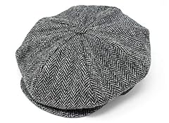 Classic Black & White Herringbone-harris Scottishtweed