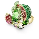 Swarovski Anillo Idyllia, multicolor, chapado en oro