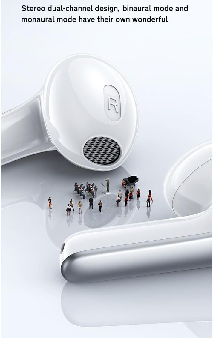 Fine M8 Earbuds in ear for comfortable fit
