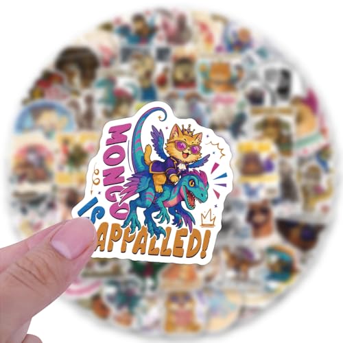 Image of 106 PCS Dungeon Crawler Carl Stickers Pack, for Water Bottle, Laptop, Phone, Scrapbook, Hard Hat, Bumper, Party Decoration Stickers, Art & Crafts