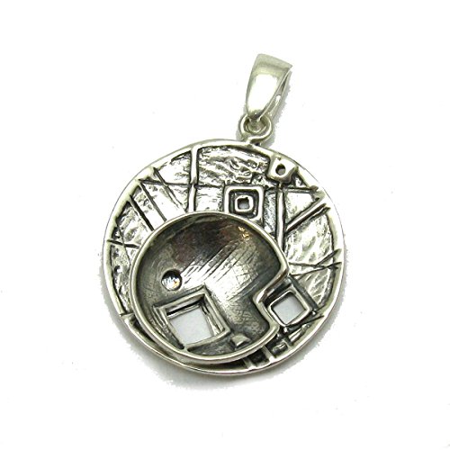 Pendentif en argent massif 925 d'exception au design intemporel chic