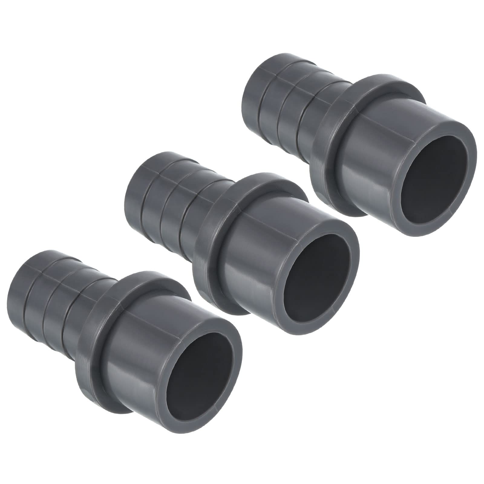 PATIKIL UPVC Reductor Tubo Montaje 32mm OD 25mm Púas, 2 Paquetes Rectos Acoplamientos Adaptador Conector, Gris — view 17
