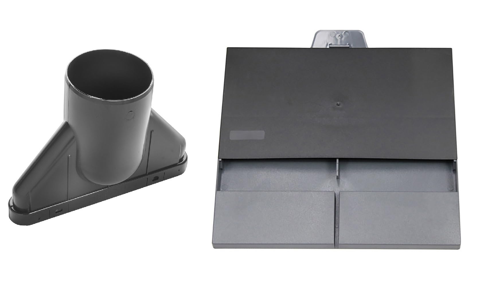 Eroofing Slate Grey Klober Uni-Plain Tile Vent + Adaptor To 100Mm (Slate Grey)