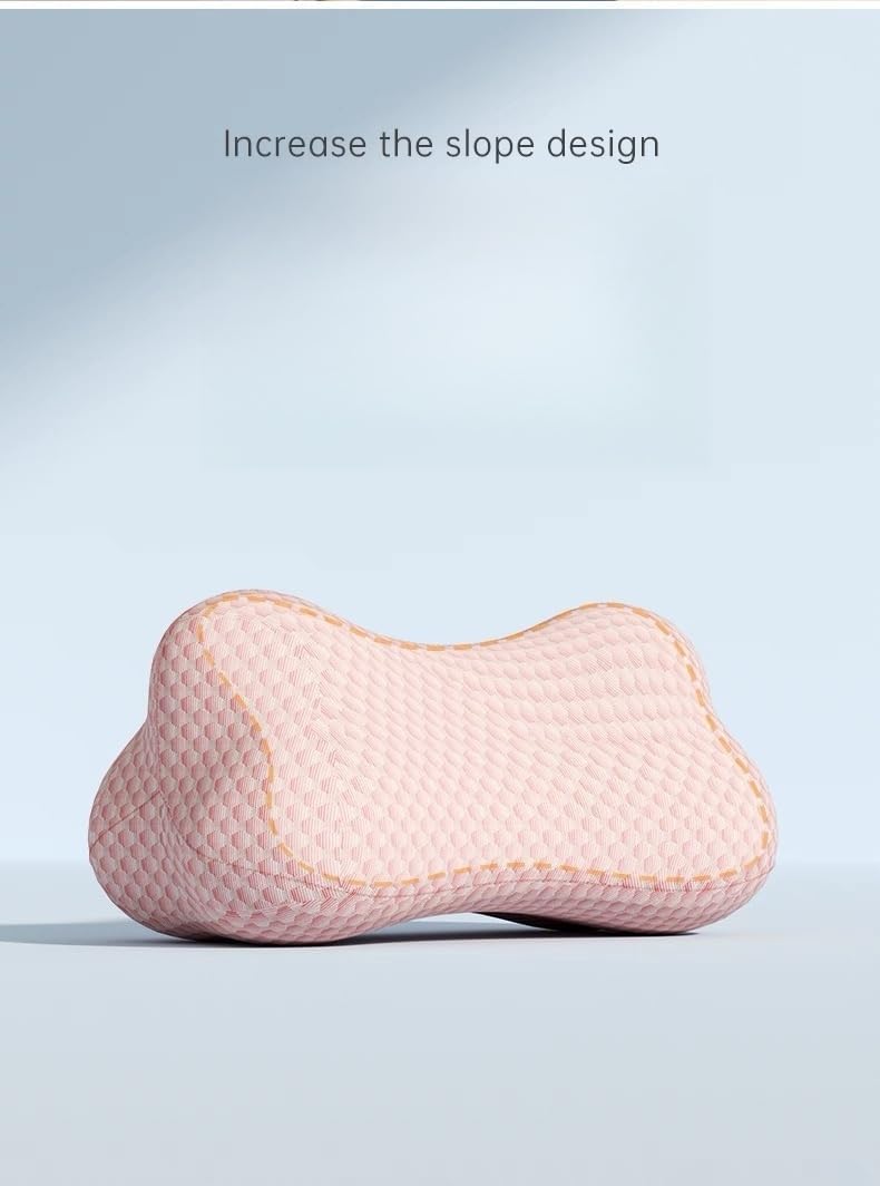Summer Cooling Lumbar Support Pillow - Office Chair Cushion, Maternity Pregnancy Back Support for Car Seat, Desk, Nap Pillow for Back Pain Relief.(Pink)