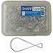 SharpTank Classroom Figure 8 T-Bar Squeeze Clip (50 Pack) - Wire Hanging Clip Designed for Displaying Signs, Graphics, Mobiles, and Student Work from Drop-Ceilings - Holds up to 10 lbs
