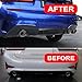 G20 Rear Bumper Diffuser Compatible with 2019-2022 BMW 3 Series G20 Sedan 320i 330i 330e M340i 318d 320d 330d Lower Bumper Lip Carbon Fiber Style Painted