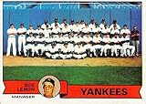 1979 Topps Burger King New York Yankees #1 Yankees Team/Bob Lemon NM-MT New York Yankees Baseball