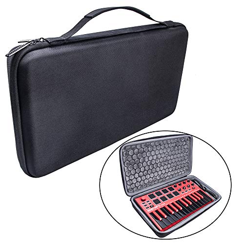 Eastdall Maleta Rígida De Transporte,Bolsa de armazenamento para teclado MIDI Bolsa dura de transpor