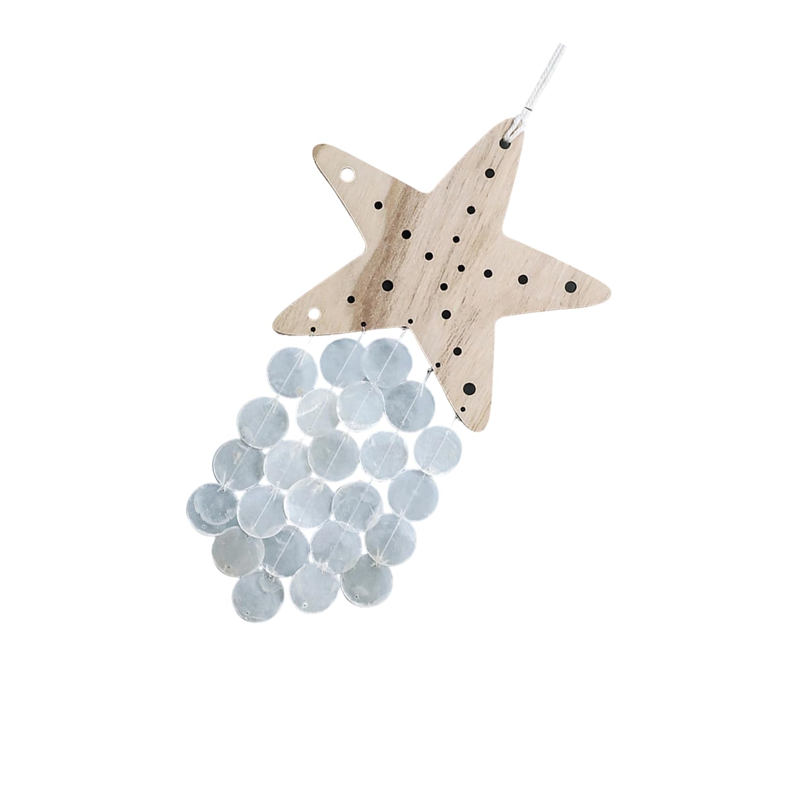 APGLSXY Home Wall Accent with Wood Cutout Panels and Translucent Disc Detail for Coastal Room Decor Display Piece Wood Accent Home Marine Theme Hanging Single Piece