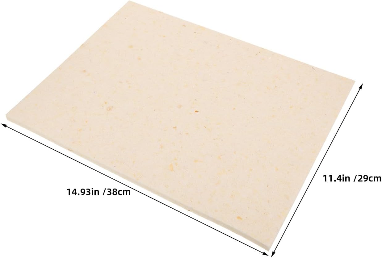 3pcs Heat Press Pad - Sponge Heat Insulation Mat - 14.96x11.42 Inch Transfer Sheet for Ironing Machine Vinyl Sublimation Iron On T-Shirt Hat DIY Projects
