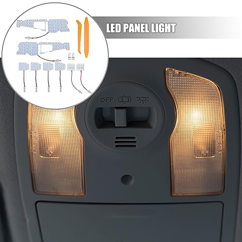 Set 10 Lámparas LED 5050SMD 6000K Interior Toyota Alphard miniatura 2