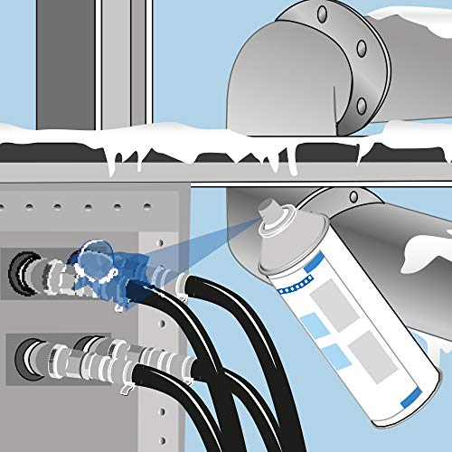 WEICON Lecksuch-Spray frostsicher | 400 ml | leichtes Auffinden von Undichtigkeiten an Druckleitungen | Sauerstoff Co2 | schaumbildend | nicht brennbar
