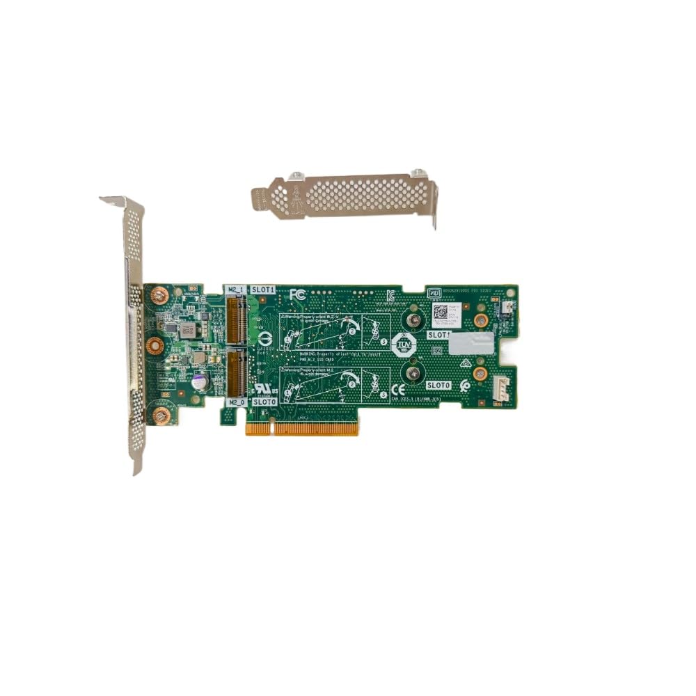 Carte adaptateur PCIE X8 vers M.2 SATA BOSS-S1 compatible avec Dell PowerEdge R240 R340 R440 R640 R740 R740xd T150 R250 R350 R450 R750 R7515 R7525 Boot Optimim Stockage ZED