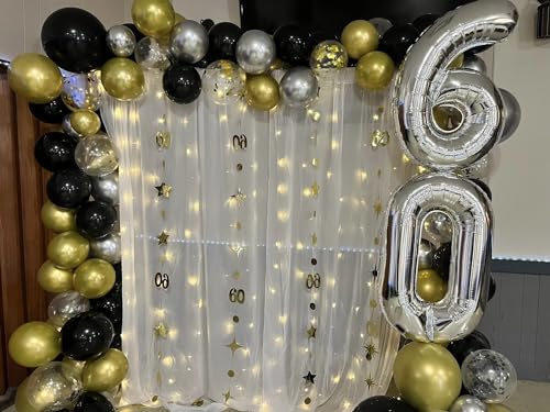 Image of Silver Number 30 Balloon 40 inch, 30 Number Balloons, 30th Silver Birthday Decorations, 30 Year Old Women Men Silver Party Supplies