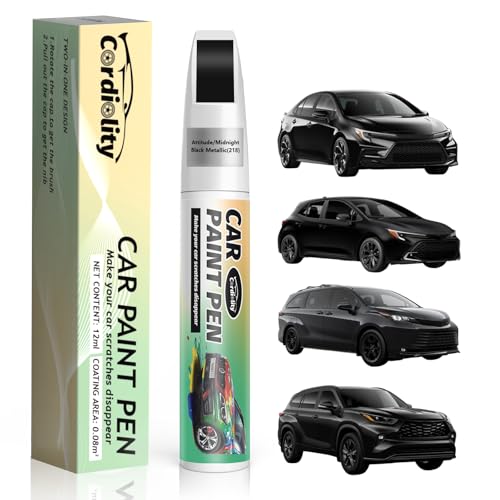 Image of Attitude /Midnight Black Metallic(218) Touch Up Paint Pen for Toyota,Car Paint Scratch Repair Pen Quick and Easy Fix Auto Paint Scratch