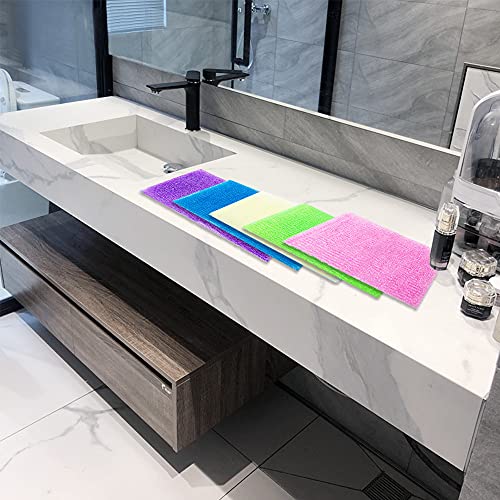 8 Pcs 35 Inch Exfoliating Bath Cloth,Beauty Skin Bath Wash Towel,Nylon Shower Washcloth Body Scrubber Loofah For Women And Men #TOP6