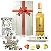 Geburtstagsgeschenk für Frauen & Männer im Geschenkkorb mit Weißwein und Tartufo Schokoladen & Nougat Pralinen