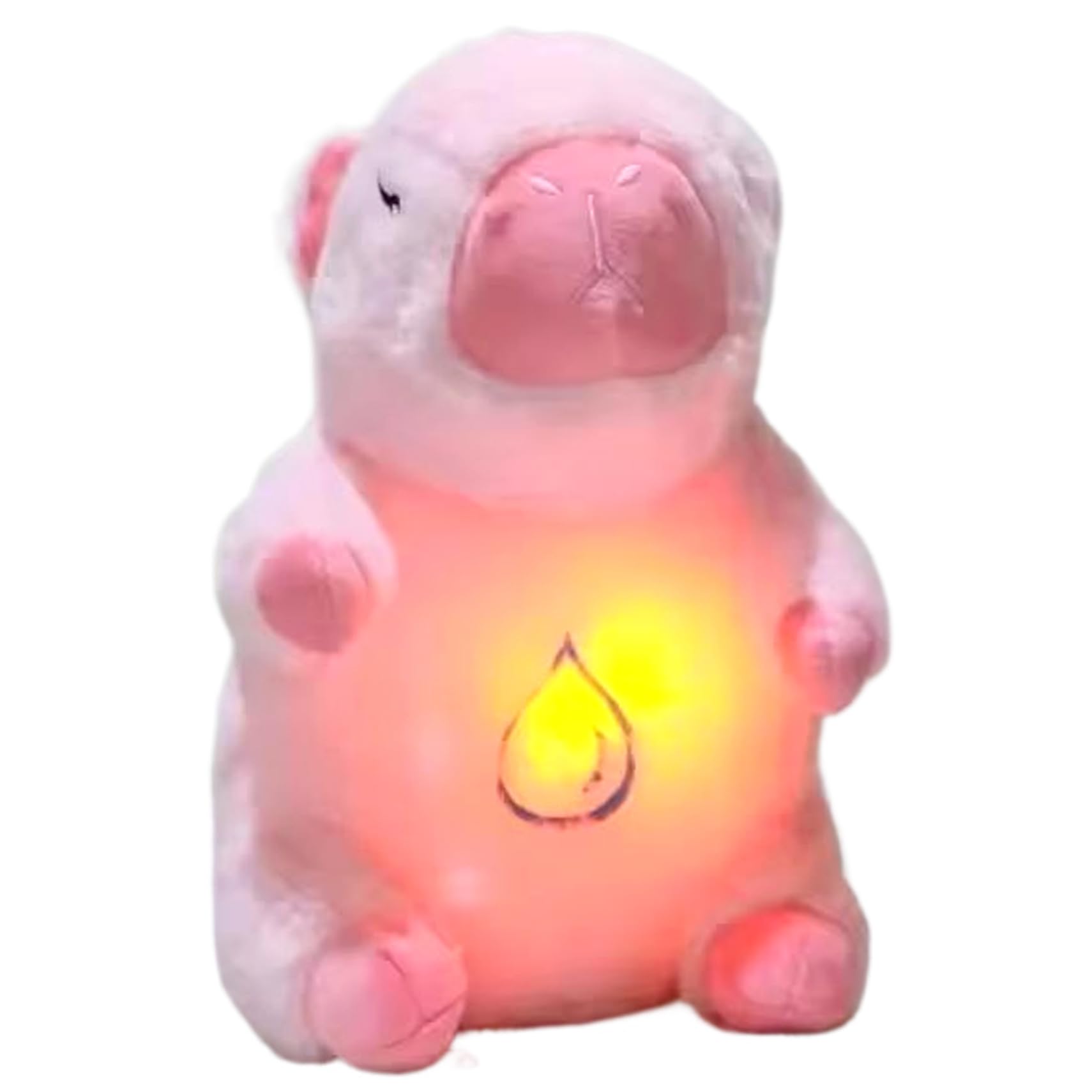 Faticenic Style 2 Breathing Stuffed Animal, Anxiety Relief Plush with Soothing Music Lights