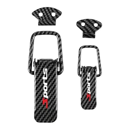 ONEMAJI 2 Pcs Bumper Quick Release Fasteners for Fiat Tipo 2021-2025, Bonnet Pin Catch Clips Bodywork Panel Latches Security Fastening Modification,S