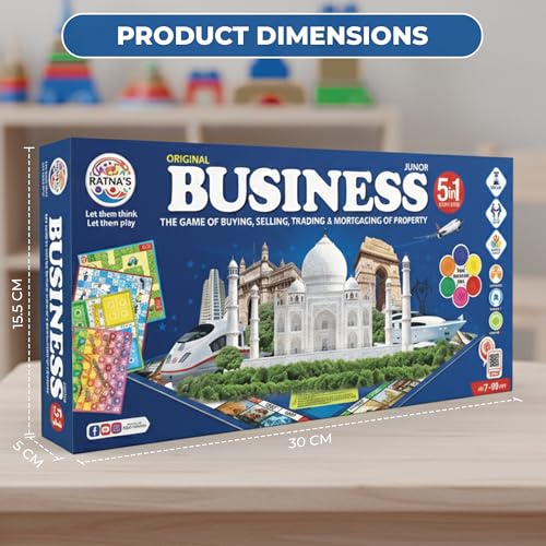 Ratna's 5 in 1 Board Game Set, 2-4 Players 1 Count - Image 7