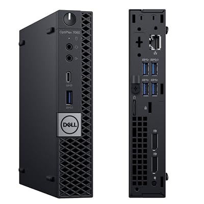 Dell OptiPlex 7060 Micro Desktop Computer, Intel Core i5-8500T 2.10GHz, 32GB RAM, 2TB SSD, Windows 11 Pro