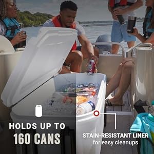 Coleman Insulated Marine Cooler, UV Guard Lid & Body, 100-Quart — photo 3 of 6