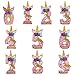 MBMFT Unicorn Party Decorations - Unicorn Birthday Decorations - Birthday Party Centerpieces for Table Decor - Funny Gifts for Girl Kids Happy Birthday Numbers (7)