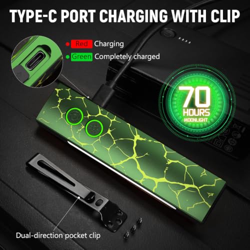 Image of Wurkkos HD01PRO 6-in-1 Flat EDC Flashlight with White, UV, Green & RGB