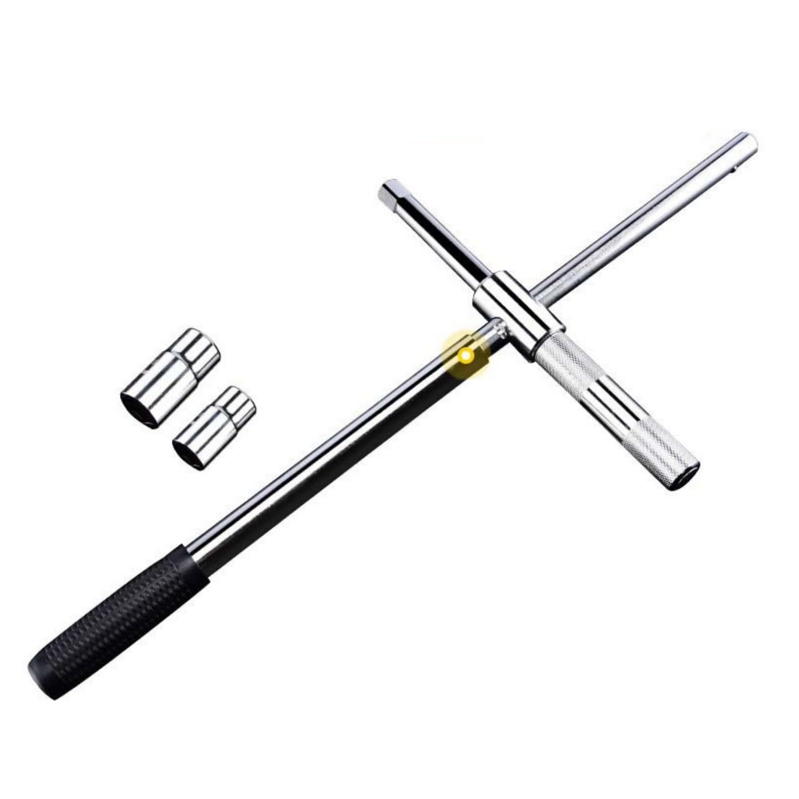 Kalttoy Universally Lugs Wrench, 4-Way Tire Iron With 17-23Mm Socket Lugs Nut Removal Tool For Vehicle Wheel Repair Nut Removal Tool