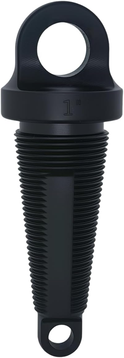 1 inch HDD Pipe-puller Carrot Carbon steel Innerduct Pulling Eye with Rear Lug for PE PVC Pipe Pulling Accessories (Grip Range 0.83″ - 1.48″)