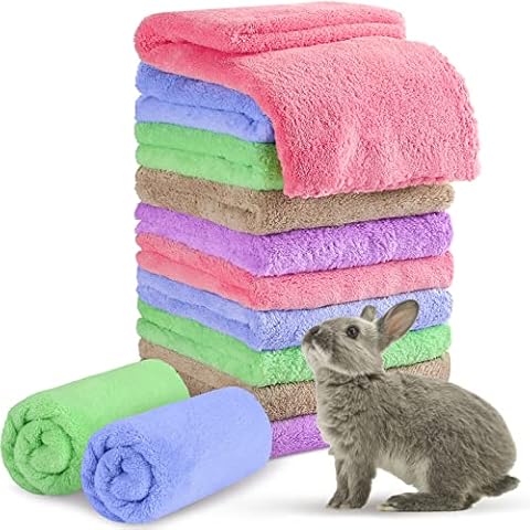 10 Stück Meerschweinchen Decken Fleece Haustier Decken Weiche Meerschweinchen Käfig Einlagen Haustier Schlafmatten Zubehör für Kleintier Hamster Welpe Katze Cover