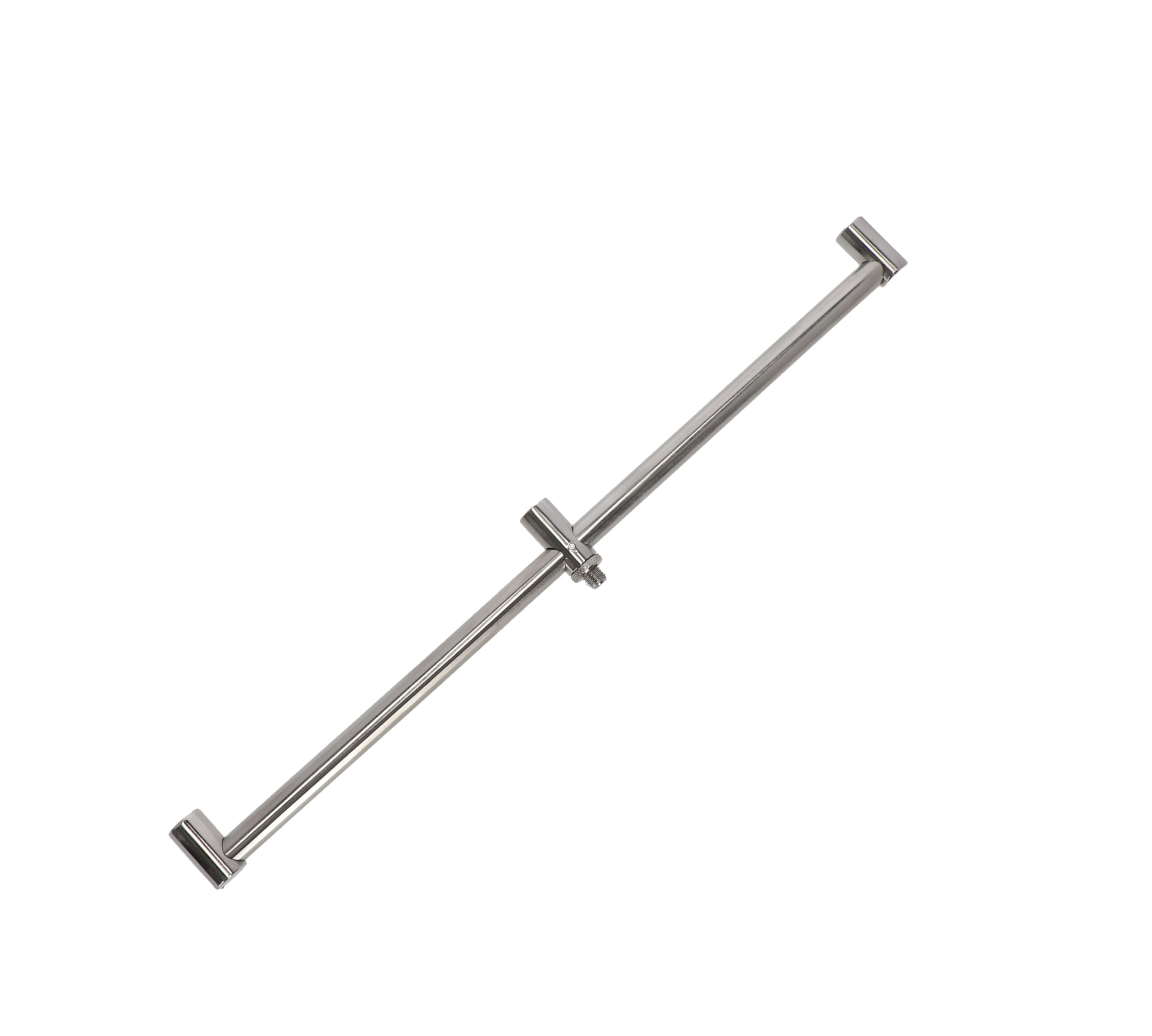 A&N Edelstahl Rutenhalterset Buzz Bar 50-90cm für 3 Ruten Karpfenangeln
