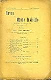  Revue du Monde Invisible. N°5 - 3ème année : Lettre du Cardinal Satolli, par Mgr Méric - L\'Action à Distance et la Télépathie (suite), par Méric - Les fleurs dans la Mystique, par Van Mons - Les apparitions de Campitello (fin) ...