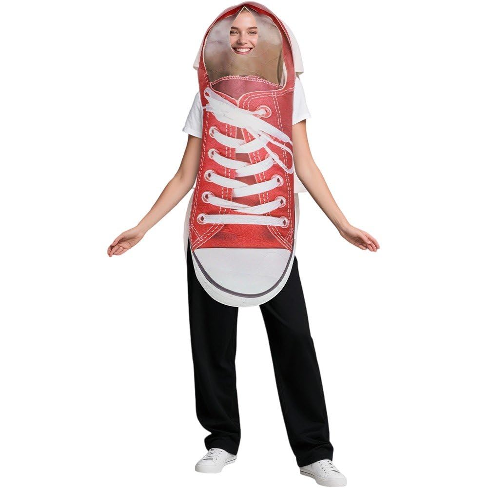 Tenue d'halloween de baskets en toile pour s'amuser en couple lors d'une soirée déguisée