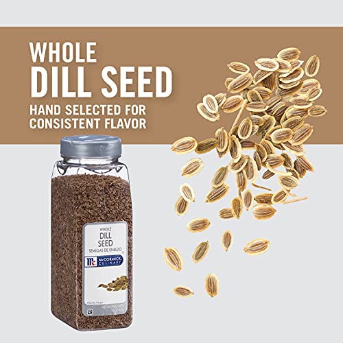 McCormick Culinary Whole Dill Seed, 15 oz - One 15 Ounce Container of Dill Seed Spice, Versatile for Use in Salads, Dressings, Bread, Entrees, Pickling and More - Thumbnail 5
