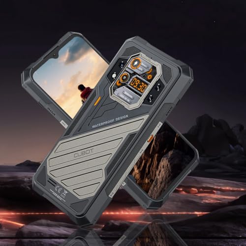 Cubot Kingkong X - Smartphone Da 6,58" Fhd+, 16GB Ram E 512GB Rom, Tripla Fotocamera 100 Mp + Macro 5 Mp, Batteria 10200Mah, Android 14, Processore Mediatek Dimensity 7050, Colore Nero - 7