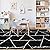 FALARK Fluffy Area Rugs for Living Room Bedroom, Modern Geometric 4x6 Feet Black Rug, Soft Plush Shaggy Fuzzy Floor Bedside Carpet for Nursery Kids Girls Boys Teen Dorm Home Office Decor