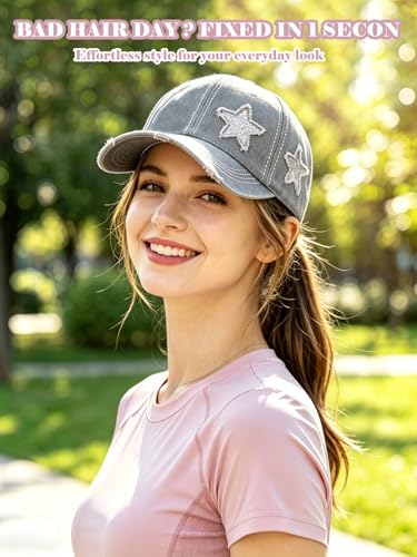 Gorra de béisbol de algodón ajustable para mujer miniatura 2