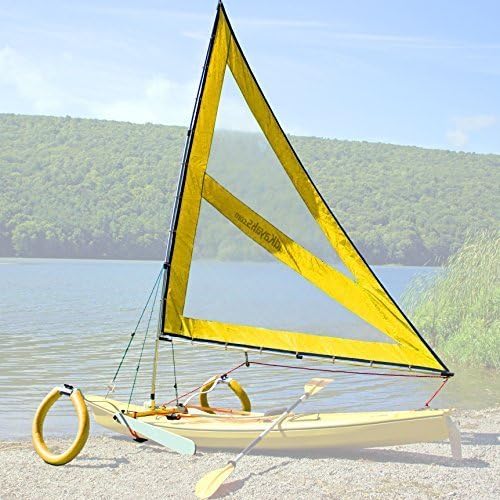 Amazon.co.jp Serenity Upwind Kayak Sail and Canoe Sail System (Yellow