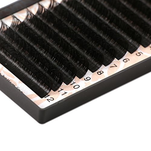Real Mink Eyelash Extensions D Curl 9-15Mm Mixed Lengt Natural Soft Lash Extension By Emeda #TOP2