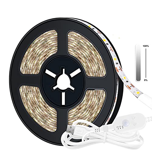 Motion Sensor LED Light Strip Closet Lights Motion Sensored Under Cabinet Lights for Cabinet, Stair,Counter, Kitchen, Bedroom, Wardrobe, Bookshelf (0.5M, Cold White)