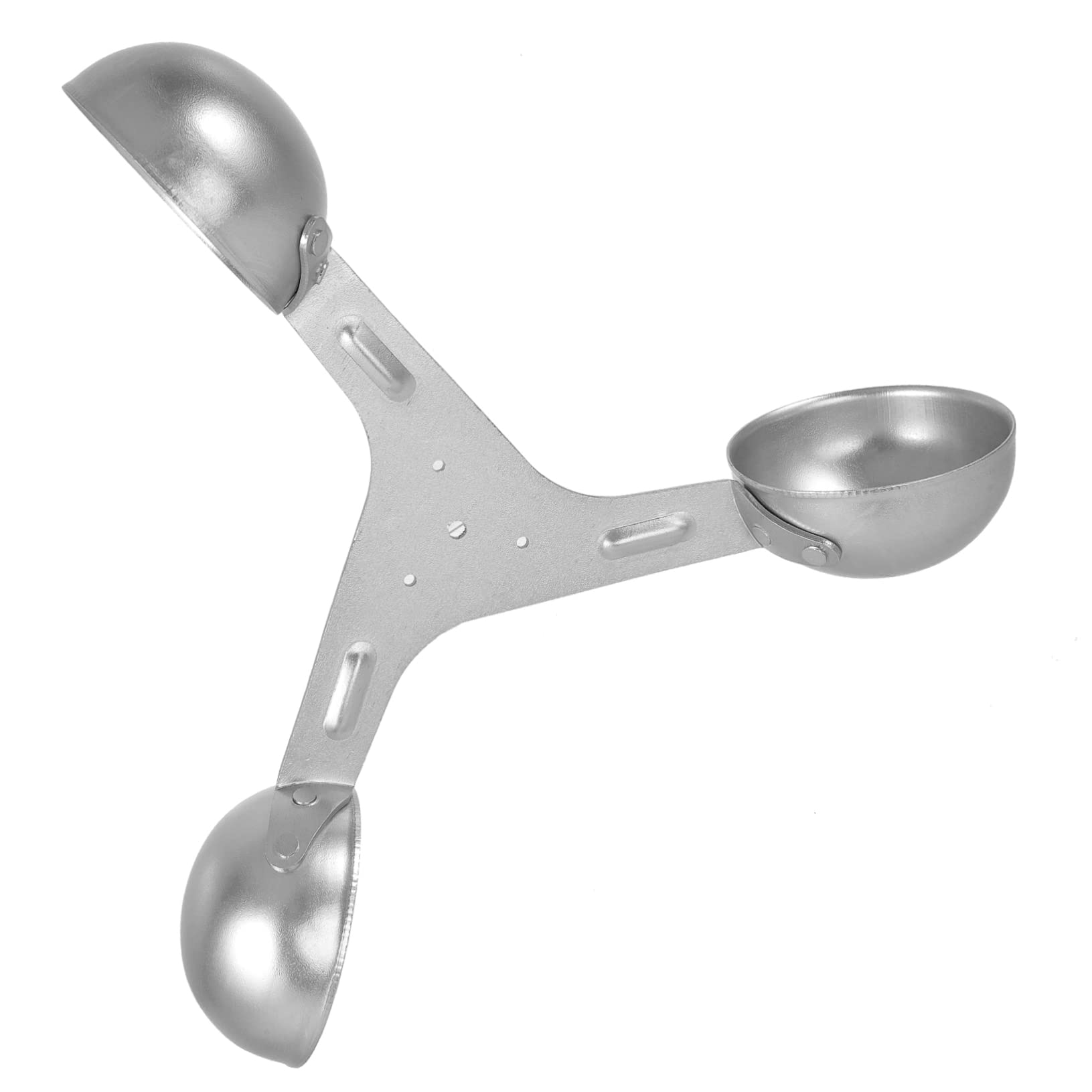 Anemometer Cup Sensor for Wind Measurement 3-Cup Replacement Air Flow Gauge Compatible Outdoor Wind Measurement Devices