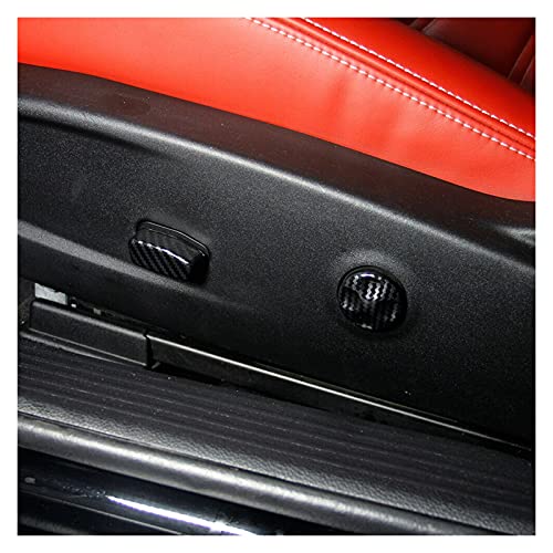Adhesivo de fibra de carbono ABS para ajuste de asiento de coche (Modelos 2015+) 6