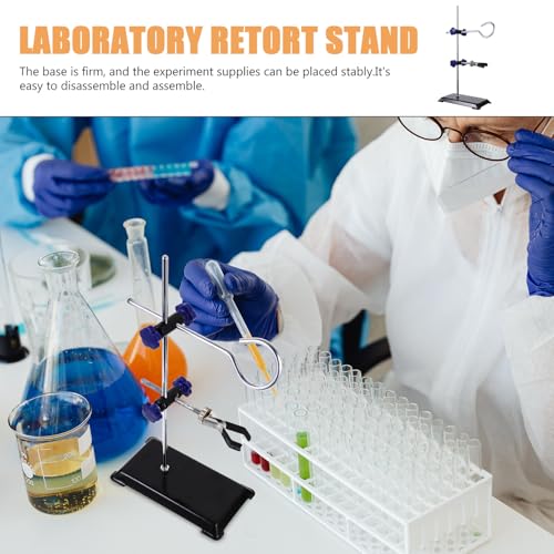Support de laboratoire en fer robuste 30 cm pour plateforme stable de précision