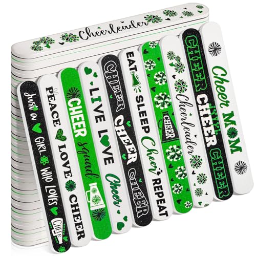 50 Pack Cheerleader Gifts Bulk for Team Cheer Mini Nail Files
