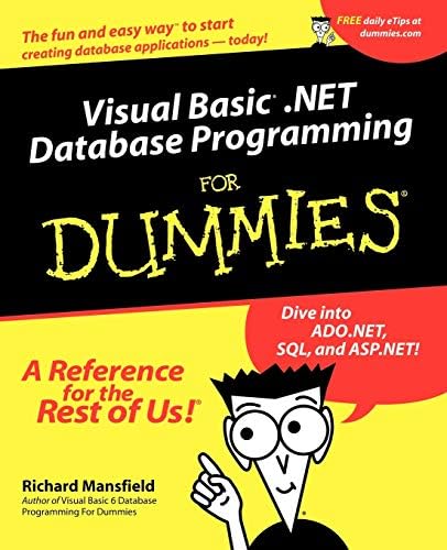 Visual Basic .NET Database Programming For Dummies