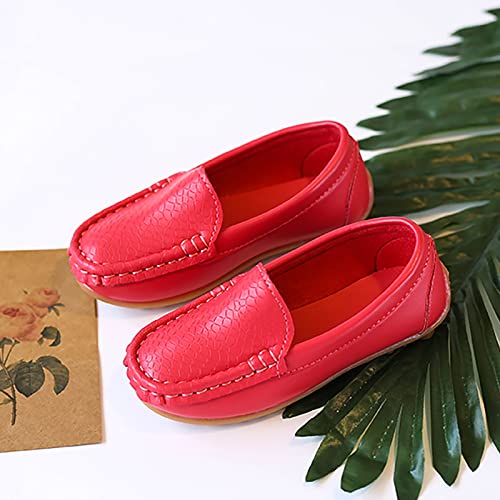 Mocassim infantil para meninos e meninas macio sem cadarço sapato plano sapatos barco infantil menin