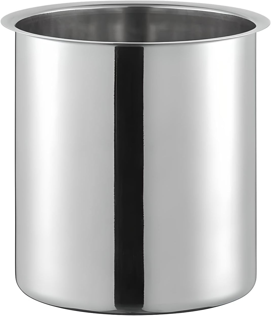 OCS Parts 3.5 Quart Bain Marie Pot | 7-3/4" x 5-11/16" Stainless Steel Pot for Warm or Cold Food, Sauces, Soups, or Organizing Cooking Utensils