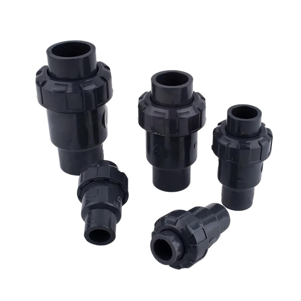 Zawór zwrotny PCV Zawór zwrotny z pojedynczym złączem UPVC Nawadnianie ogrodu Akwaria Złącze rurowe PCV 20-63 mm(50mm)